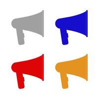 Megaphone illustrated on background vector