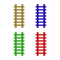 Ladder illustrated on a white background vector