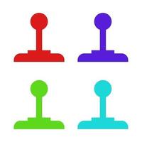 Joystick illustrated on background vector