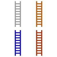 Ladder illustrated on a white background vector