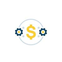 cost optimization, efficiency, financial concept vector
