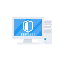 cyber security vector illustration