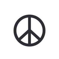 peace sign isolated on white vector