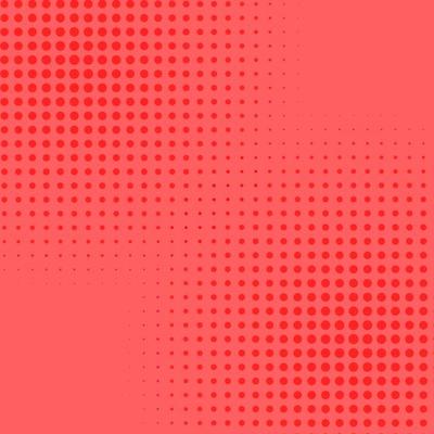 Abstract dots pattern or gradient halftone on yellow background.