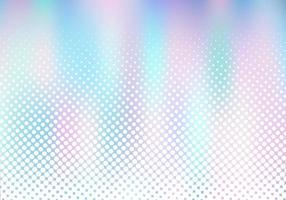 Abstract smooth blurred holographic gradient background halftone vector