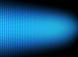 Abstract blue square pattern technology perspective dark background. vector