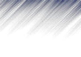 Abstract blue diagonal halftone texture on white background vector