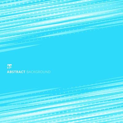 Abstract blue diagonal lines halftone effect and copy space