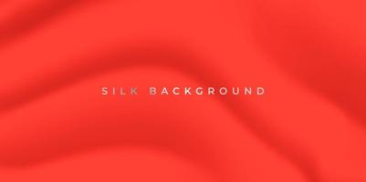 Minimalist modern and elegant red silk cloth background vector