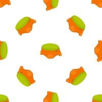 Abstract seamless plastic baby pots with comfortable handle vector