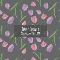 Tulip seamless pattern