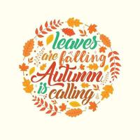 fall t-shirt design vector decoration and gifts