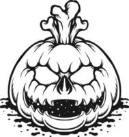 Pumpkin Halloween Silhouette vector