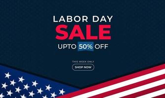 Labor day background sales promotion vector