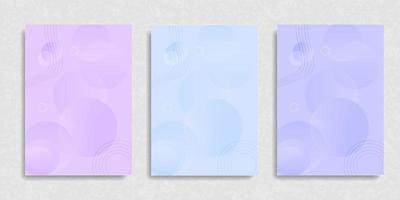 Purple and blue gradient soft abstract background vector