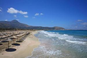 Falassarna beach blue lagoon crete island summer 2020 covid19 holidays photo
