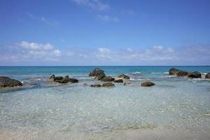 playa falassarna laguna azul isla de creta verano 2020 covid19 vacaciones foto