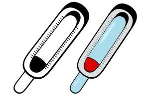 hand drawn manometer with a sketch vector