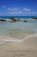 Falassarna beach blue lagoon crete island summer 2020 covid19 holidays photo