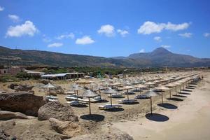 playa falassarna laguna azul isla de creta verano 2020 covid19 vacaciones foto