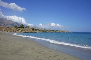 Frangokastello beach creta island covid-19 season background prints photo