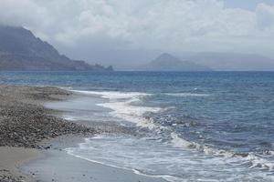 Peristeres beach rodakino Crete island free camping area covid-19 photo