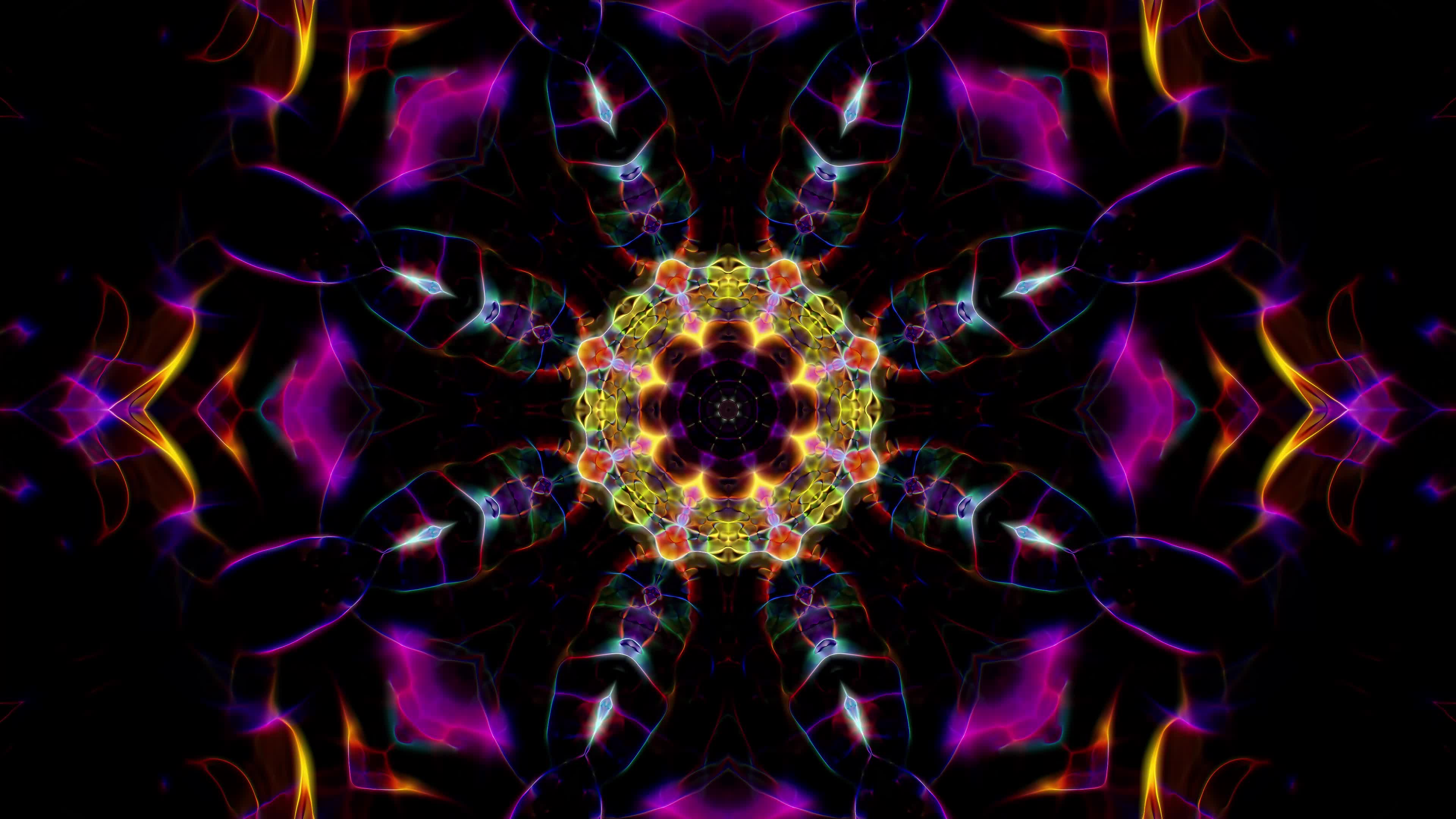 Hallucination Colorful Energy Burst Out Effect Background 3340832 Stock