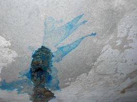 Blue leak detecting fluid photo