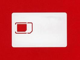 Trio sim card, standard, micro, nano photo