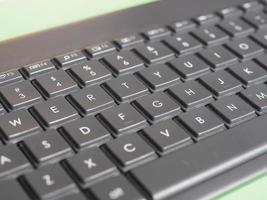 Computer keyboard close-up photo