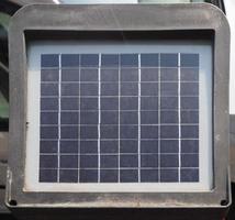 panel de células solares foto