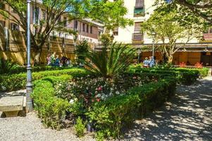 Flower Festival in Girona Temps de Flors, Spain. 2018 photo