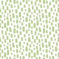 Green white hand drawn abstract seamless pattern vector