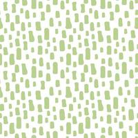 Green white hand drawn abstract seamless pattern vector