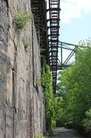 Abandoned industrial old factory area landschaftpark Duisburg nord photo