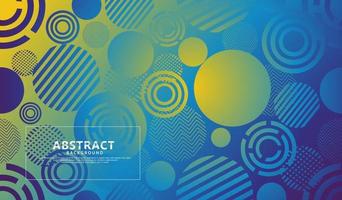 blue modern geometric shape abstract background vector