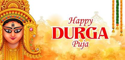 Premium Vector  Happy durga puja and navratri religious festival ethnic  background vector