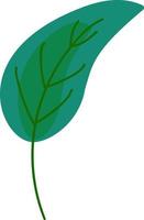 Growing tree green leaf garden eco nature vector