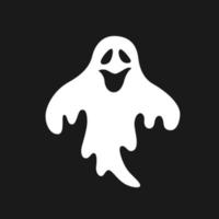 fantasma aterrador de halloween. dibujado a mano ilustración vectorial vector