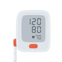 Medical tonometer and optimal blood pressure. blood pressure vector