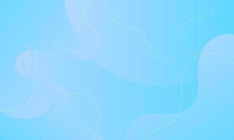 Abstract Blue Fluid Wave Background vector