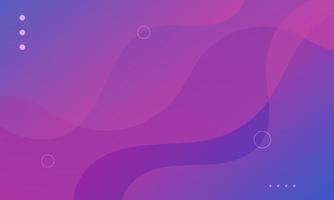 Abstract Purple Fluid Wave Background vector