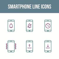 Smartphone and Mobile Apps Vector Icon Set