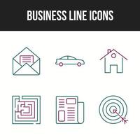 Business icon set for personal and commecal use vector