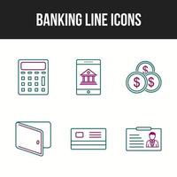 Banking icons for personal and commercial use vector