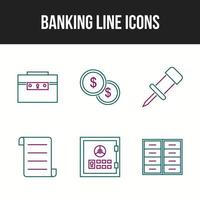 Unique Banking icons for personal and commercial use vector