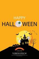 Halloween Invitation. Vector Eps 10