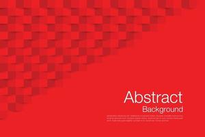 textura abstracta roja. vector de fondo estilo de arte de papel 3d.