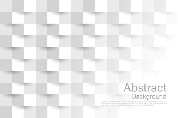 White abstract texture. Vector background 3d paper art style.