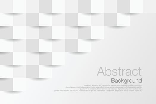 White abstract texture. Vector background 3d paper art style.